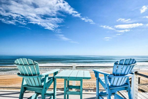 Flagler Beach Oceanfront Haven with Hot Tub!